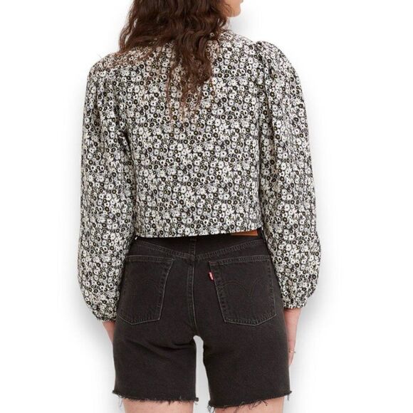 Levi's Embry Front Tie Long Sleeve Blouse - Picture 2 of 9